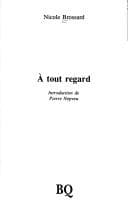 Cover image for À tout regard
