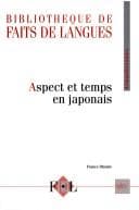Cover image for Aspect et temps en japonais