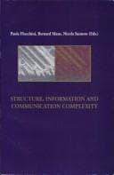 Cover image for Structure, information and communication complexity