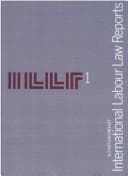 Cover image for International Labour Law Reports