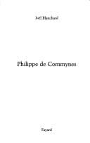 Cover image for Philippe de Commynes