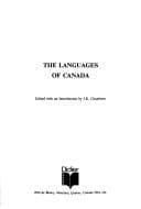 Cover image for The languages of Canada