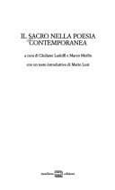 Cover image for Il sacro nella poesia contemporanea