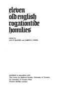 Cover image for Eleven Old English Rogationtide homilies