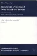 Europa und Deutschland - Deutschland und Europa