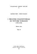 I processi inquisitoriali di Vittore Soranzo (1550-1558)