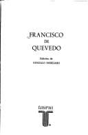 Cover image for Francisco de Quevedo