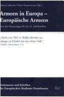 Cover image for Armeen in Europa, europäische Armeen