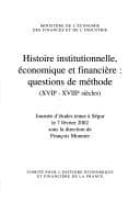 Cover image for Histoire institutionnelle, économique et financière
