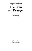 Cover image for Die Frau am Pranger