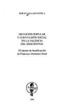 Cover image for Devoción popular y convulsión social en la Valencia del seiscientos
