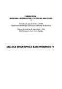 Cover image for Sylloge epigraphica barcinonensis