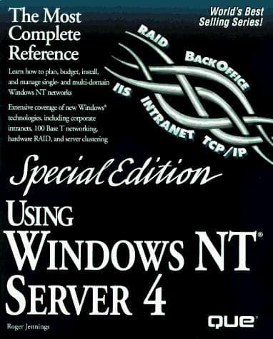 Cover image for Using Windows NT Server 4