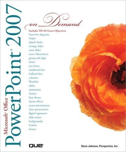Cover image for Microsoft Office PowerPoint 2007 On Demand