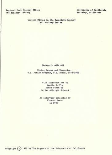 Mining lawyer and executive