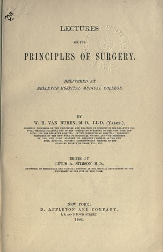 Lectures on the principles of surgery