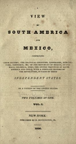 A view of South America and Mexico