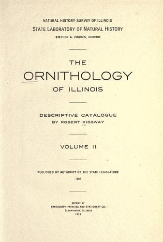 The ornithology of Illinois