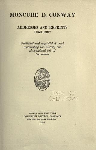 Moncure D. Conway