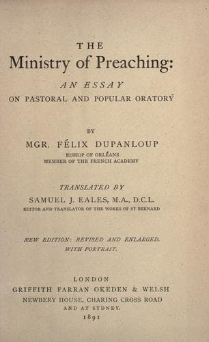 The ministry of preaching