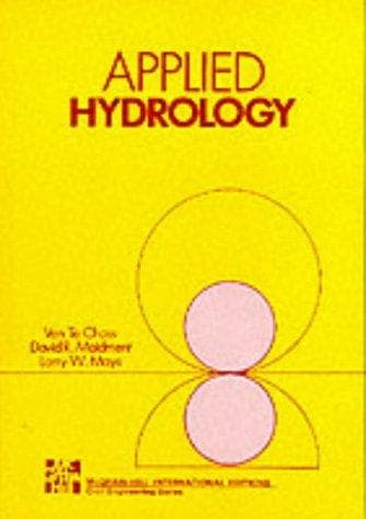 Cover image for Applied Hydrology (Civil Engineering)