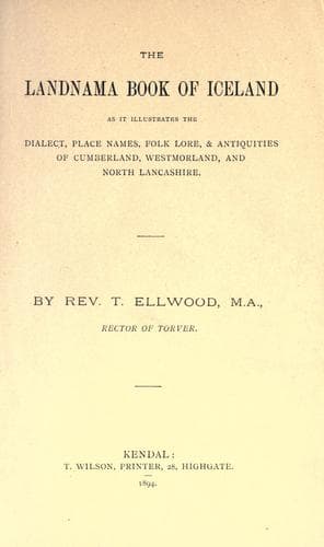 Landnama book of Iceland