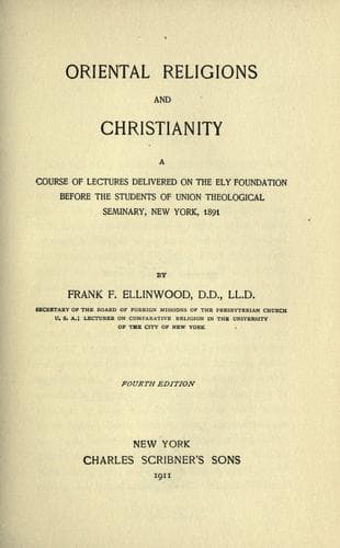 Oriental religions and Christianity
