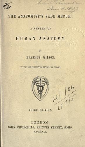 The anatomist's vade mecum