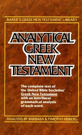 Cover image for Analytical Greek New Testament