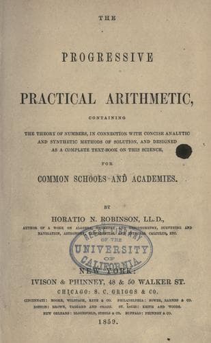 The progressive practical arithmetic