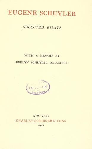 Selected essays