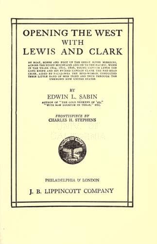 Opening the west with Lewis and Clark
