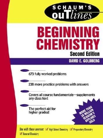 Cover image for Schaum's Outlines of Beginning Chemistry