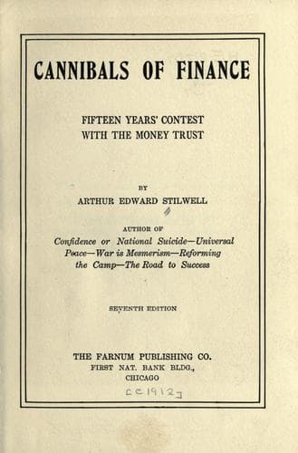 Cannibals of finance