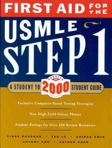 Cover image for First Aid for the USMLE Step 1 2000