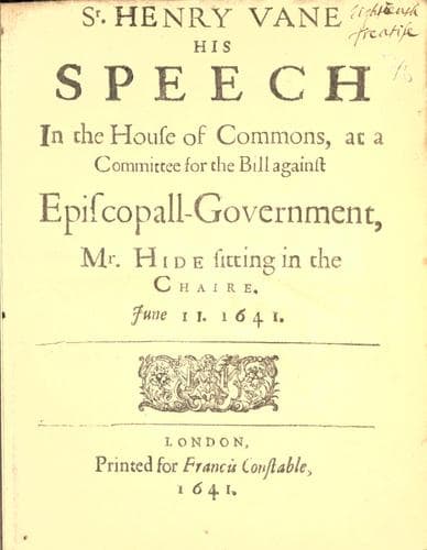 Speech in the House of Commons