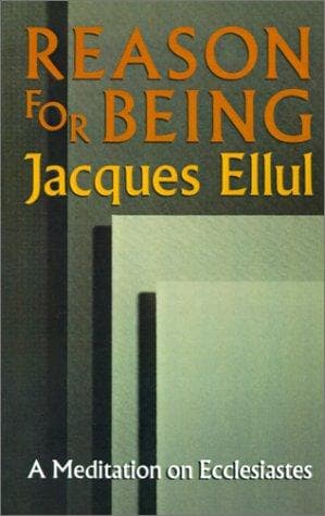 Cover image for The reason for being