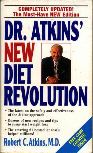 Cover image for Dr. Atkins' new diet revolution.