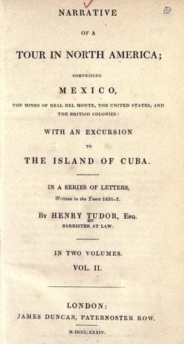 Narrative of a tour in North America