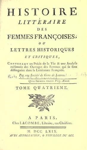 Histoire littéraire de la France
