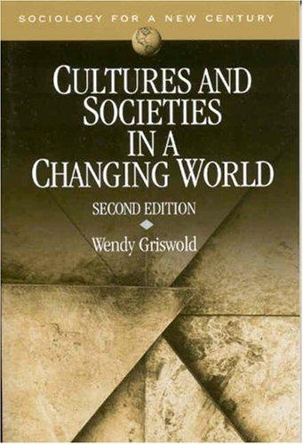 Cover image for Cultures and societies in a changing world