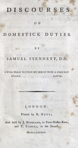 Discourses on domestick duties
