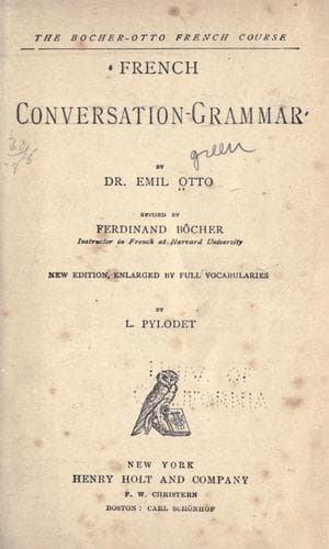 French conversation-grammar