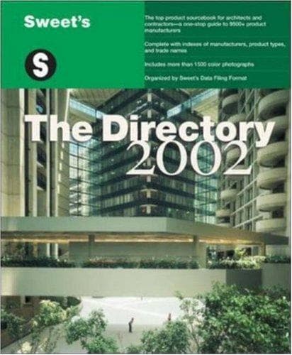 Cover image for Sweet's The Directory 2002