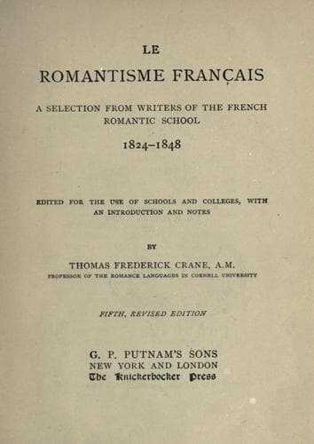 Le romantisme français