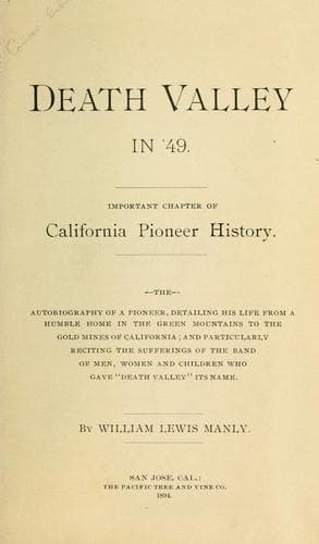Death Valley in '49