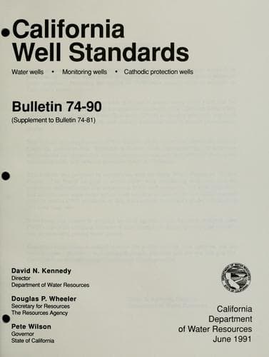 California well standards