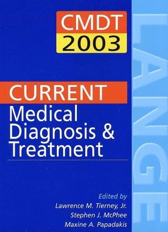 Cover image for Current Medical Diagnosis and Treatment 2003