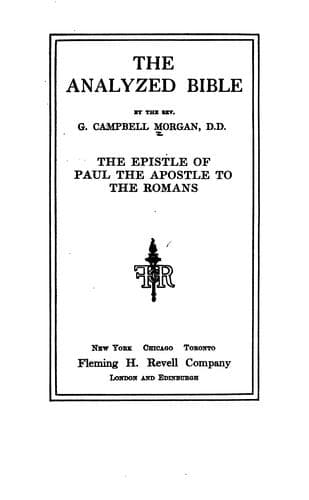 The analyzed Bible