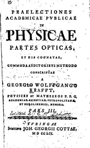 Praelectiones academicae pvblicae in physicam theoreticam